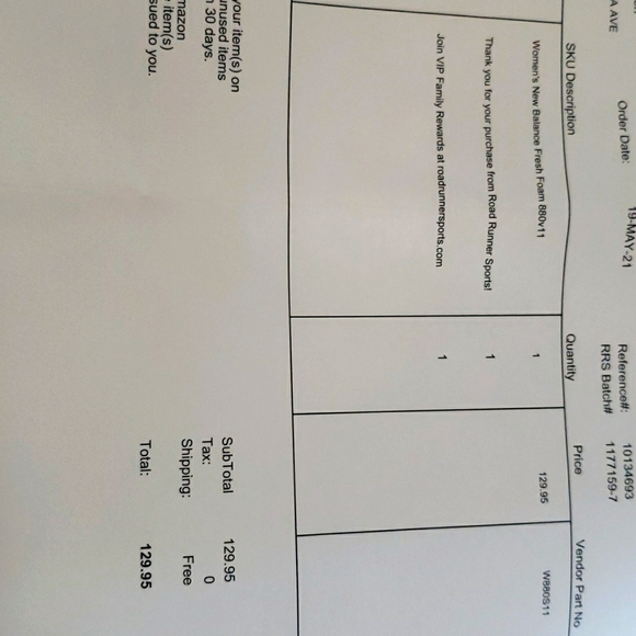 NWT New Balance 880 sz 10 SOLD - Picture 15 of 15